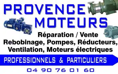 Logo de Provence Moteurs, une image forte de l'entreprise, illustrant son expertise et son engagement à fournir des solutions mécaniques de qualité.