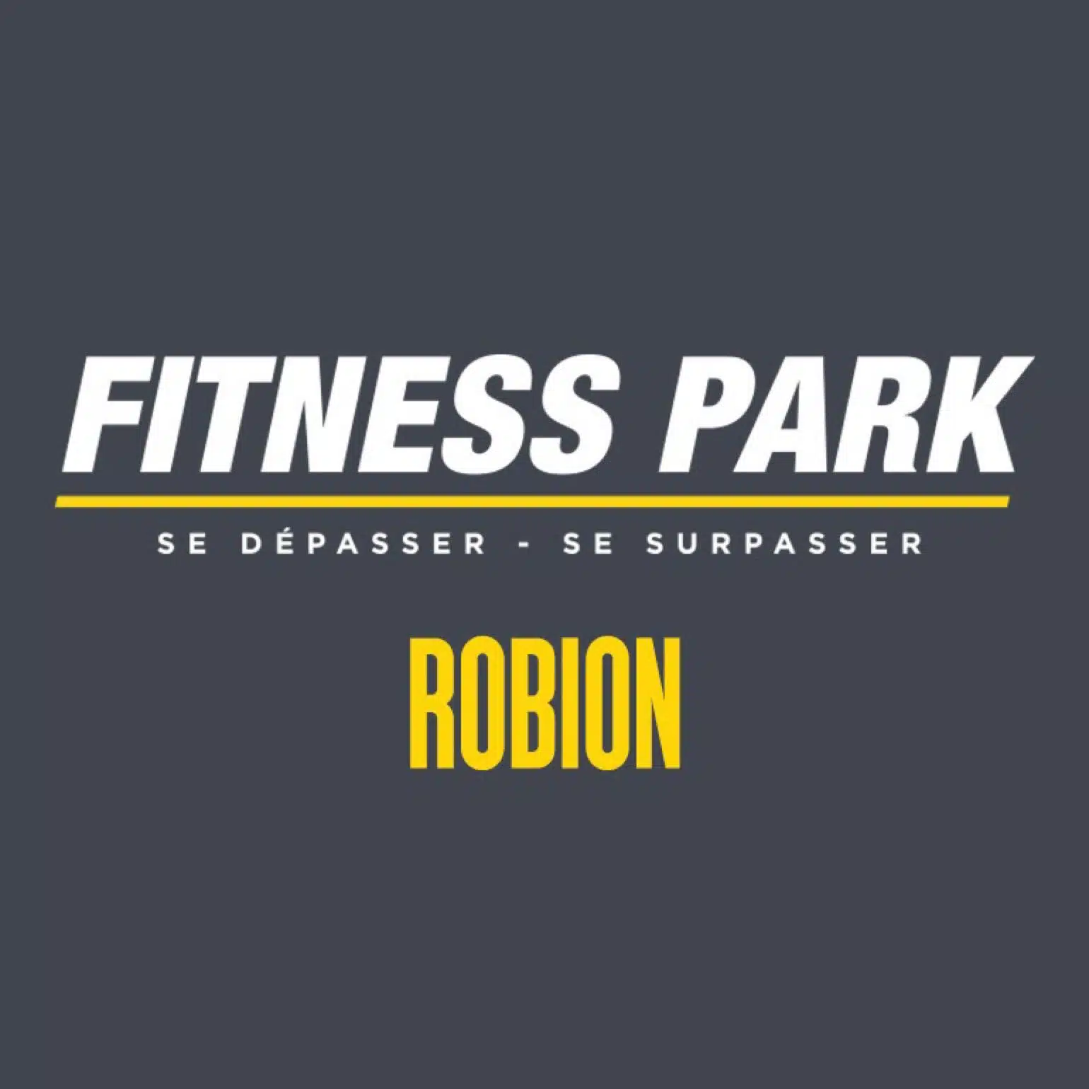Logo de Fitness Park Robion, un centre de fitness qui allie modernité et performance pour répondre aux besoins de ses adhérents.