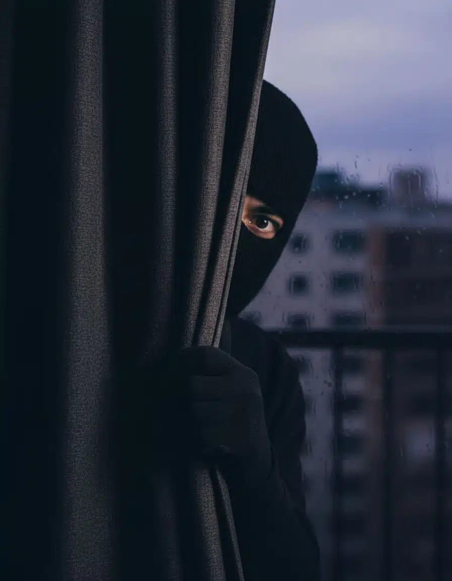 Tentative d’intrusion dans une habitation à Pertuis (84120), illustrant la nécessité d’un système d’alarme efficace pour dissuader les cambrioleurs.